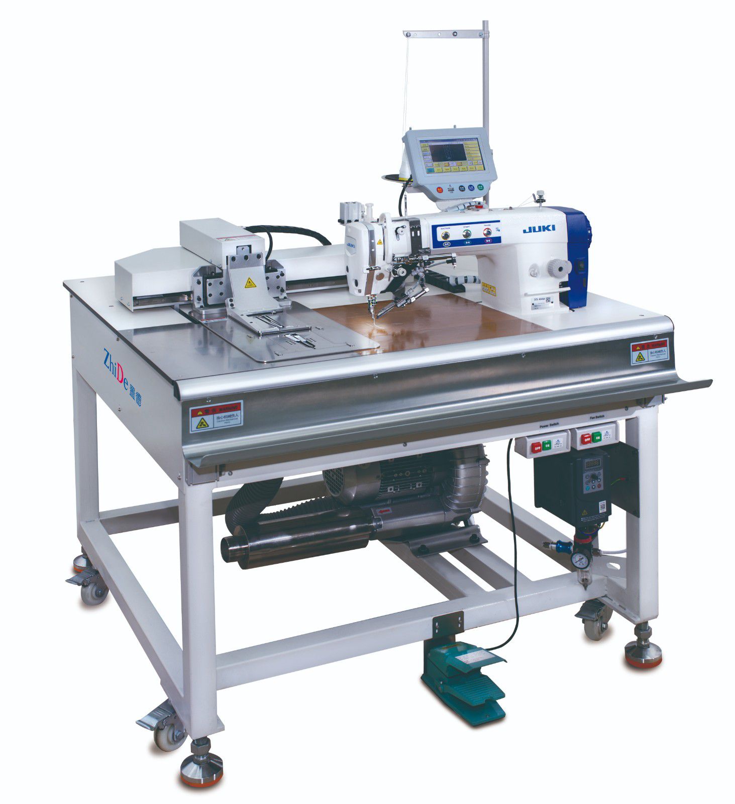 自动车缝衬衫袖衩机 ZD-8000A-XC-02 Automatic Shirt Sleeve Placket Setter Machine