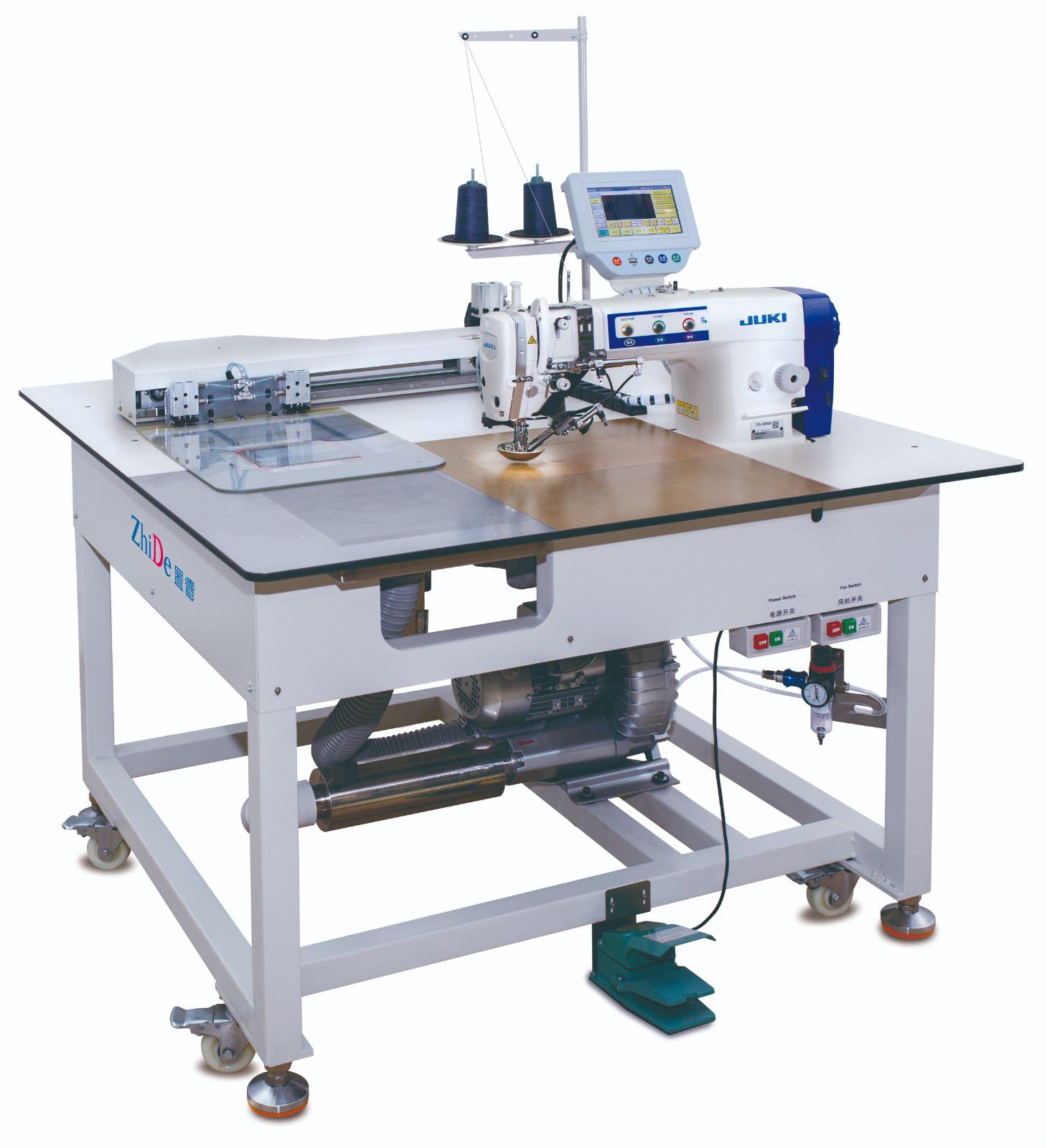 自动车缝衬衫袖衩机 ZD-8000A-XC-02 Automatic Shirt Sleeve Placket Setter Machine