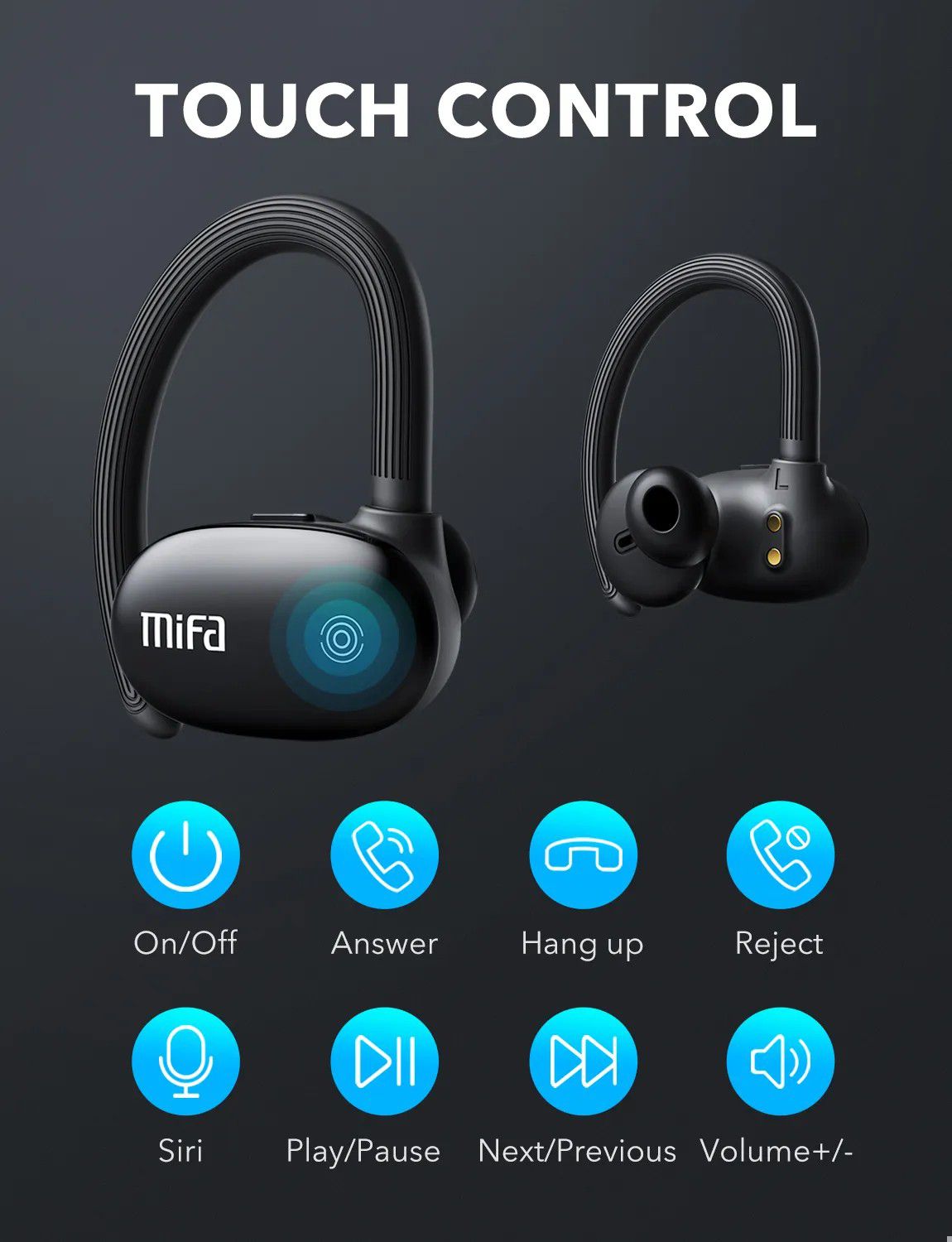 Mifa防脱落运动耳机